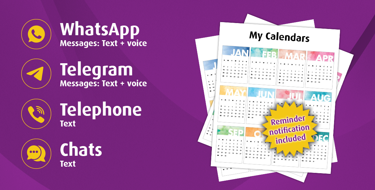 AI: Book, reschedule, or cancel appointments at anytime, anywhere, using voice or text on your favorite platform