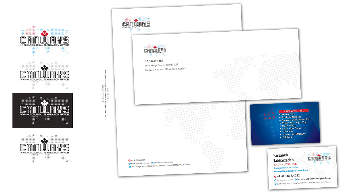 canways immigration business branding design